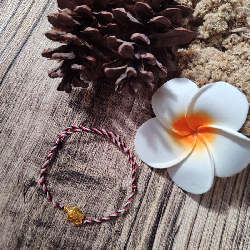GELANG TRIDATU KURA KURA EMAS II GELANG KHAS BALI II OLEH OLEH BALI II SOUVENIR BALI