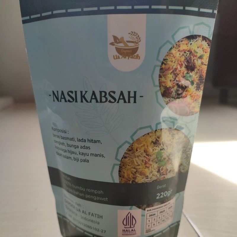 

Nasi instan kabsah beras arab