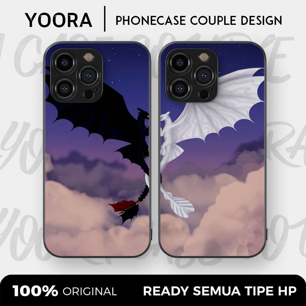 [HT06] Custom Case Couple How To Train Your Dragon Premium Bisa Untuk Semua Tipe Hp