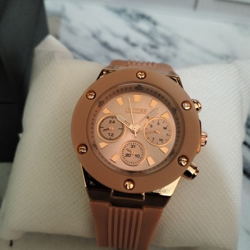 JAM TANGAN WANITA ANALOG/ JAM TANGAN WANITA MURAH/ JAM TANGAN WANITA GUESS NUDE