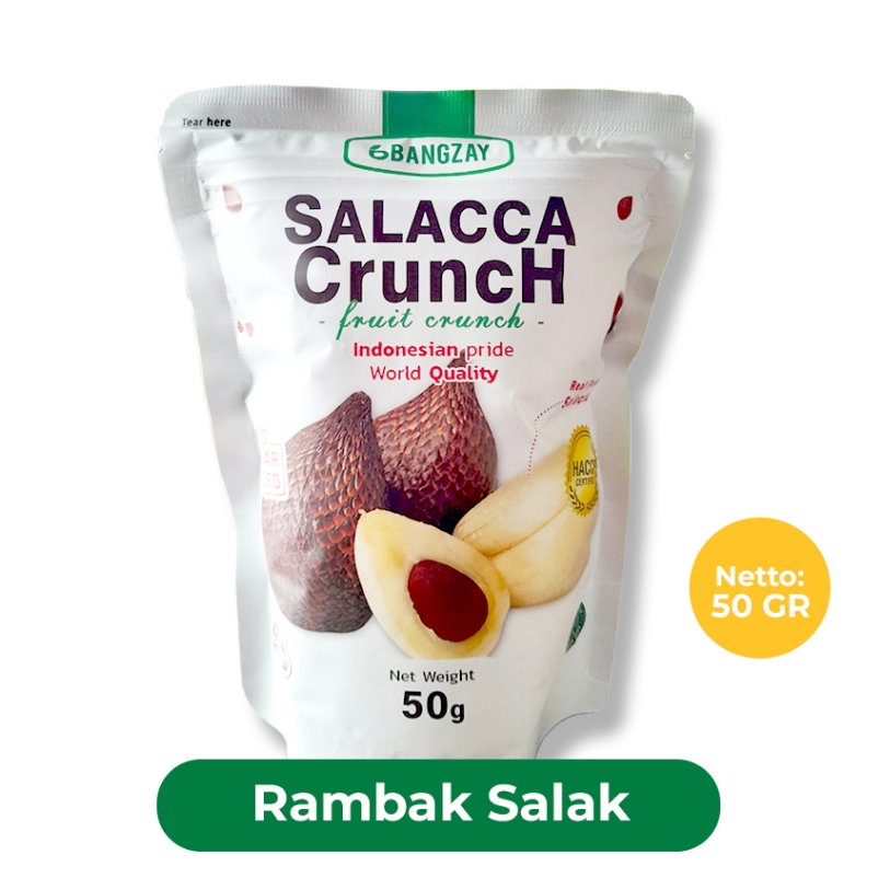 

[Sugar Free] - Salacca Crunch Keripik Buah Salak 50g