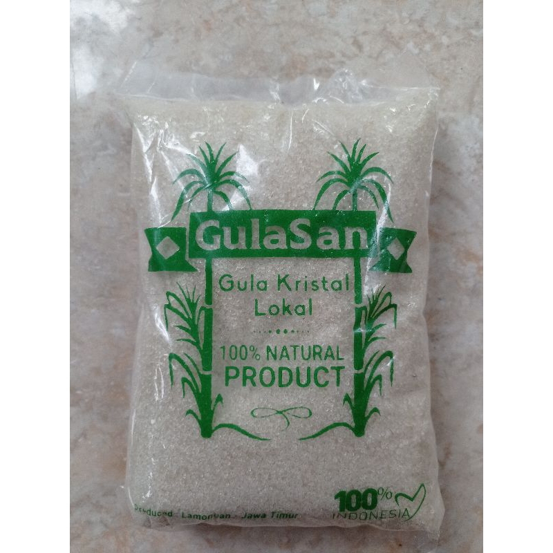 

Gula San Kristal Lokal 100% Natural Product 1kg