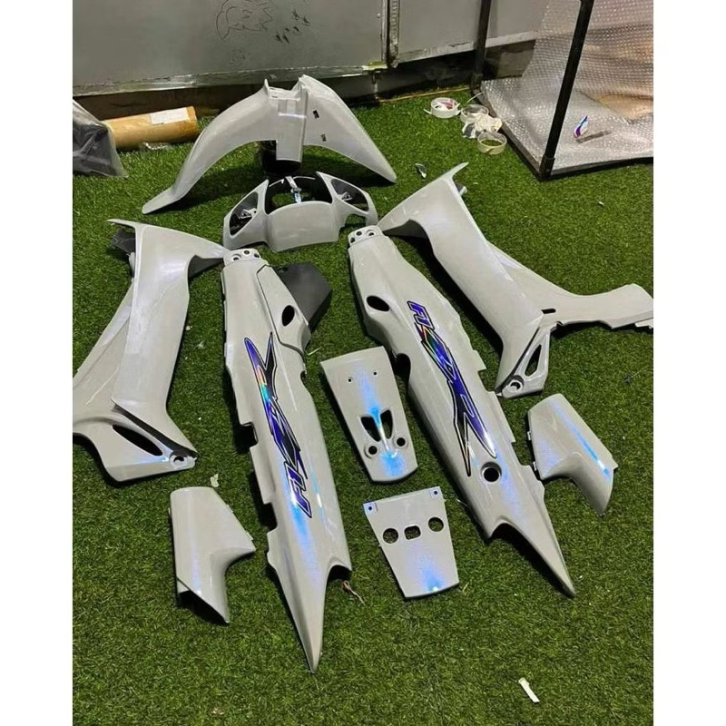 STRIPING FIZR CUSTOM HOLOGRAM FIZ R SIMPLE BIRU PALING MURAH