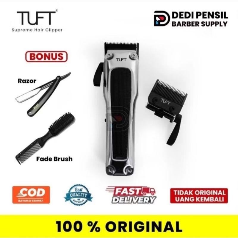 Garansi 1 Tahun - TUFT SUPREME HAIR CLIPPER ORIGINAL