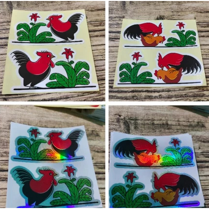 

STICKER AYAM JAGO AYAM PRINCUTT 1 PASANG