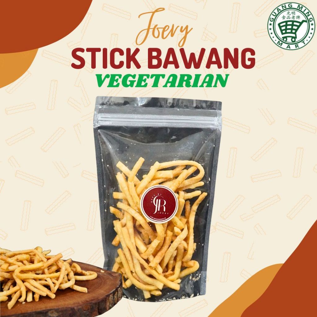 

Joery Stick Bawang Vegetarian | Stik Bawang Snack Vegetarian by Joery
