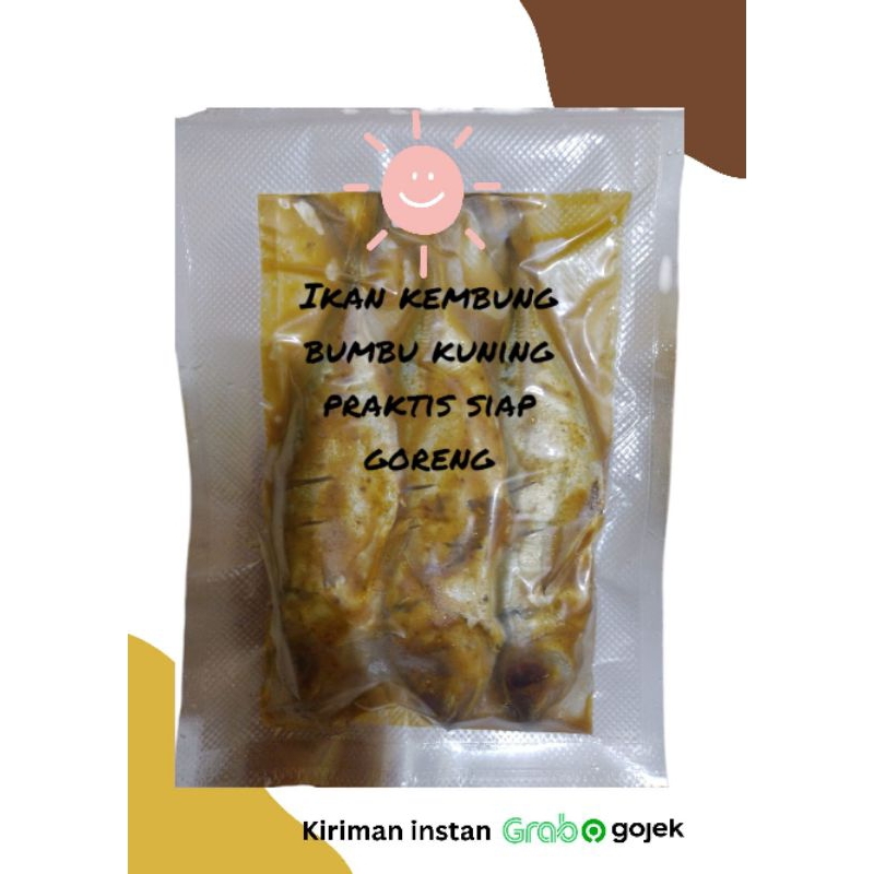 

Ikan kembung frozen bumbu kuning/Ikan kembung marinasi