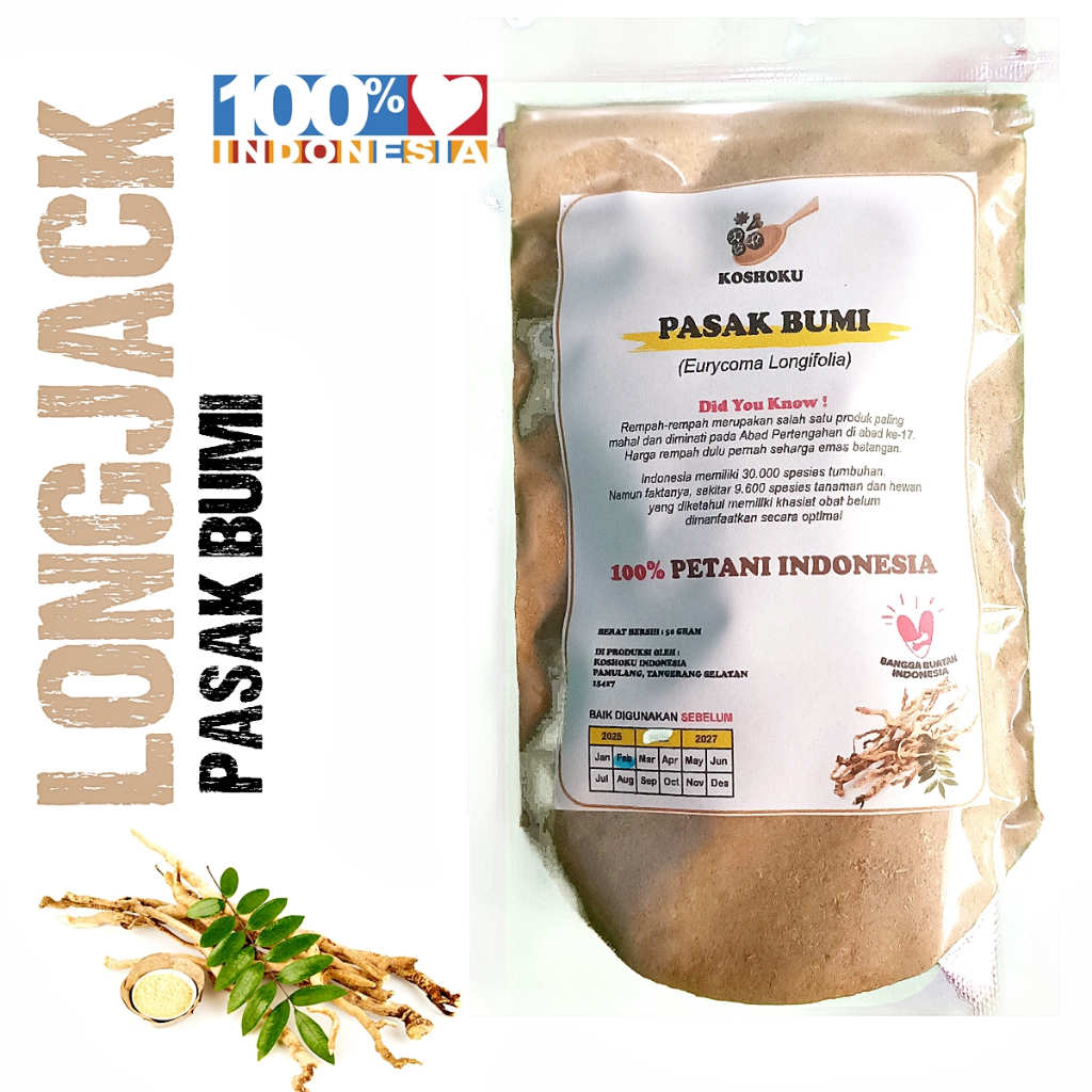 

Pasak Bumi Bubuk 50 Gram Original Asli Kalimantan Herbal Tanpa Campuran