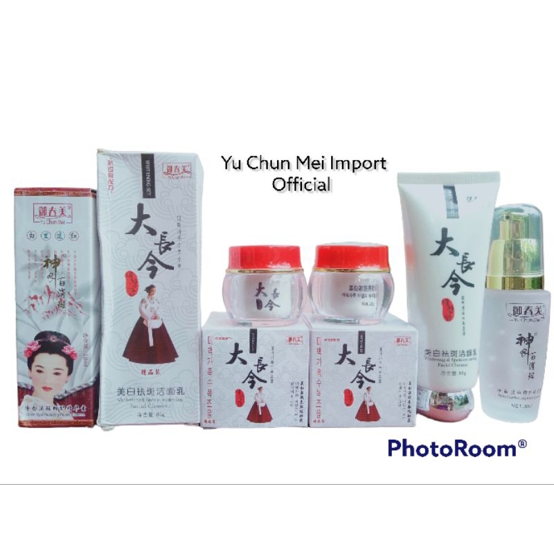 Paket Cream Yu Chun Mei Whitening Set Herbal Original