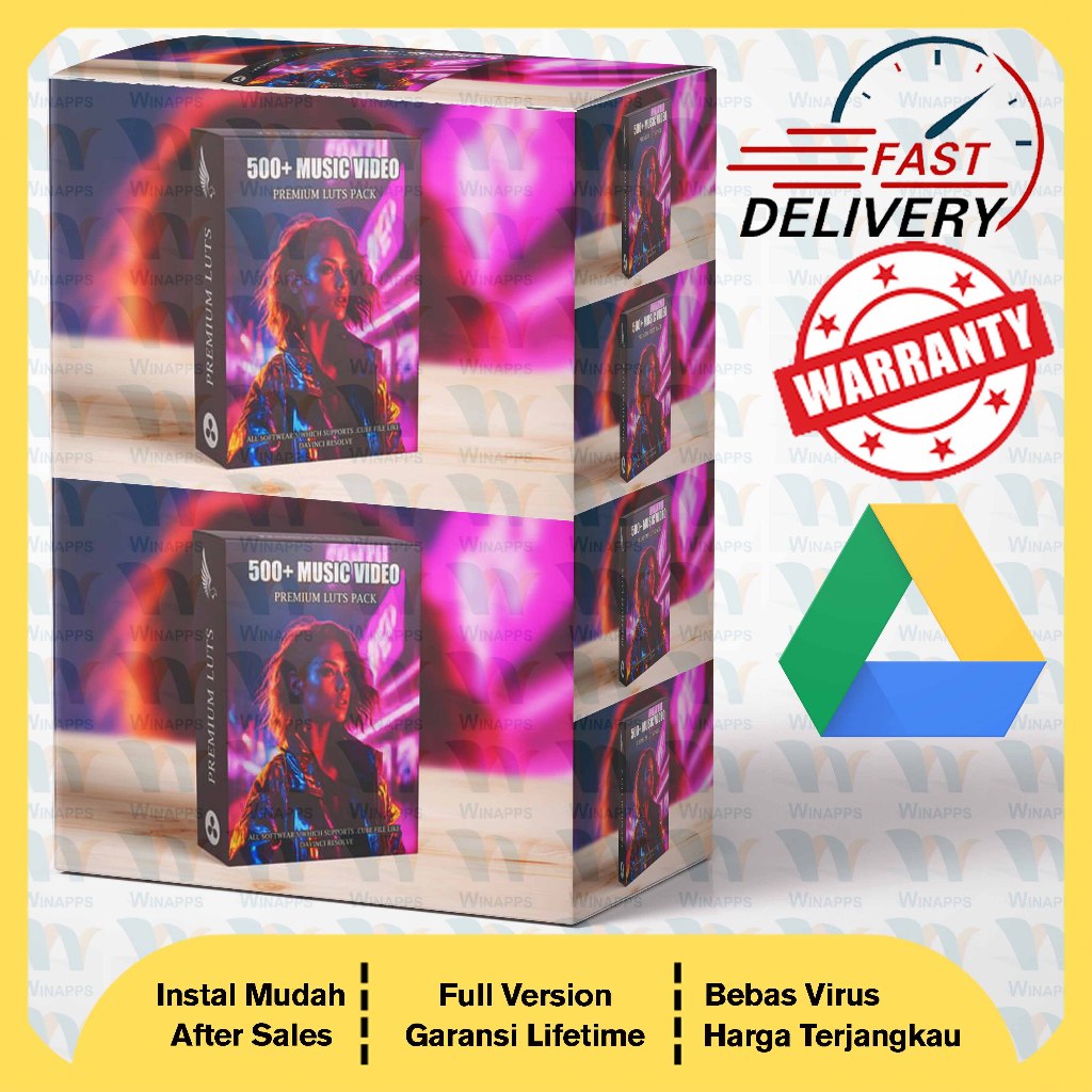 500+ Cinematic Music Video LUTs Bundle