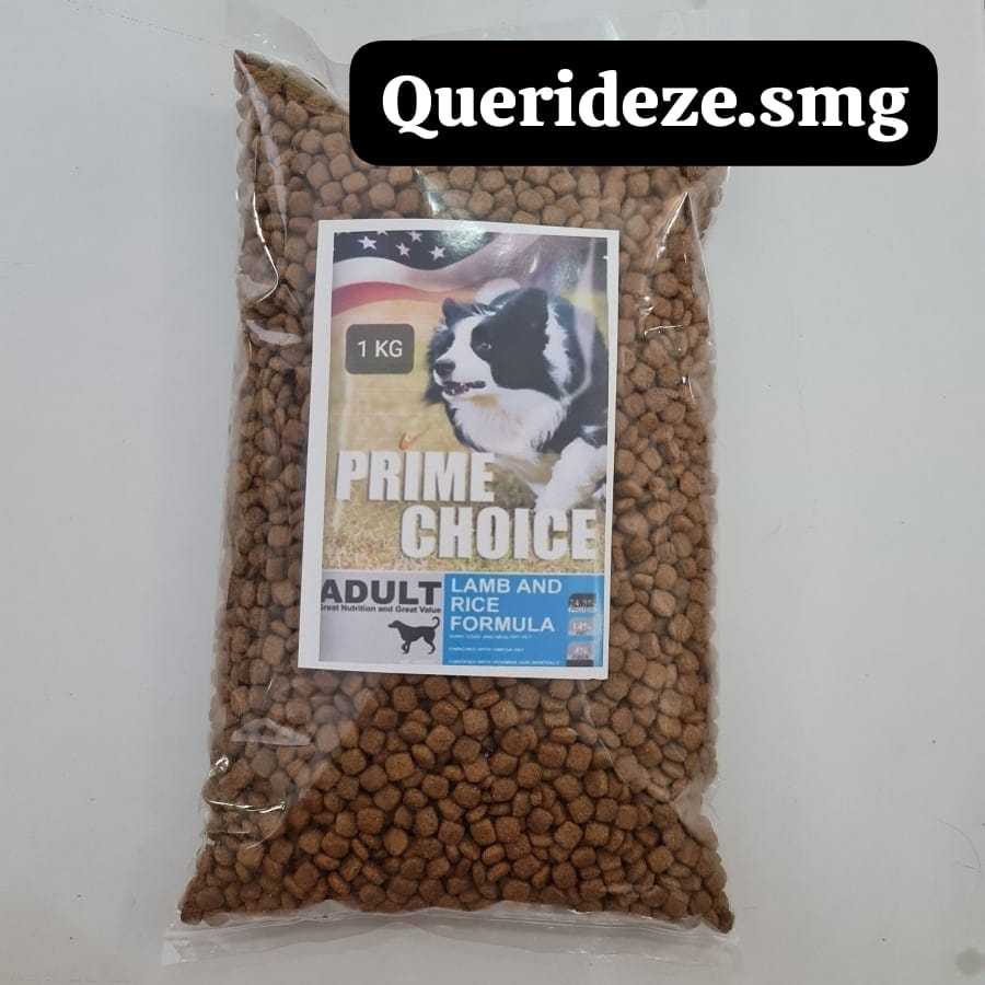 Prime choice lamb 1kg dog food