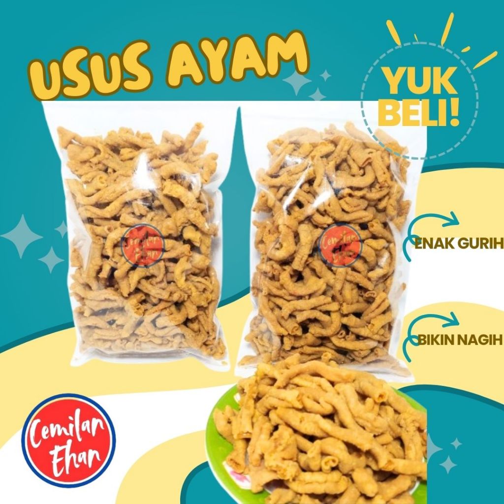 

Keripik Usus Super Crispy - 1kg