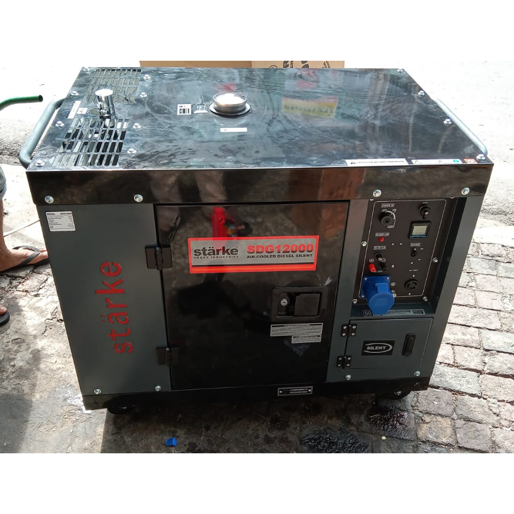 Genset Silent Diesel 9000 Watt STARKE SDG12000 Generator Listrik SDG-12000