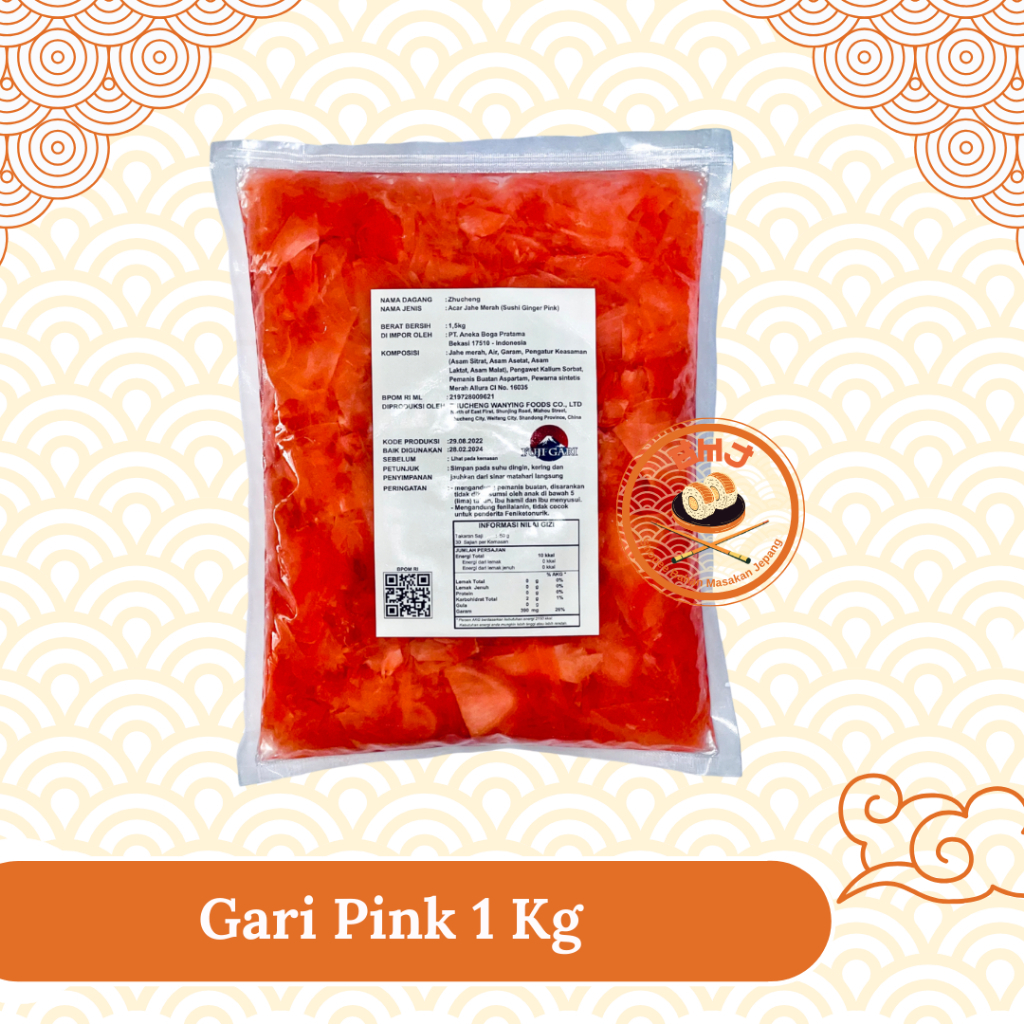 

GARI PINK 1KG Acar Jahe Pink Manis 1KG Halal │ Gary Pink Import Ginger