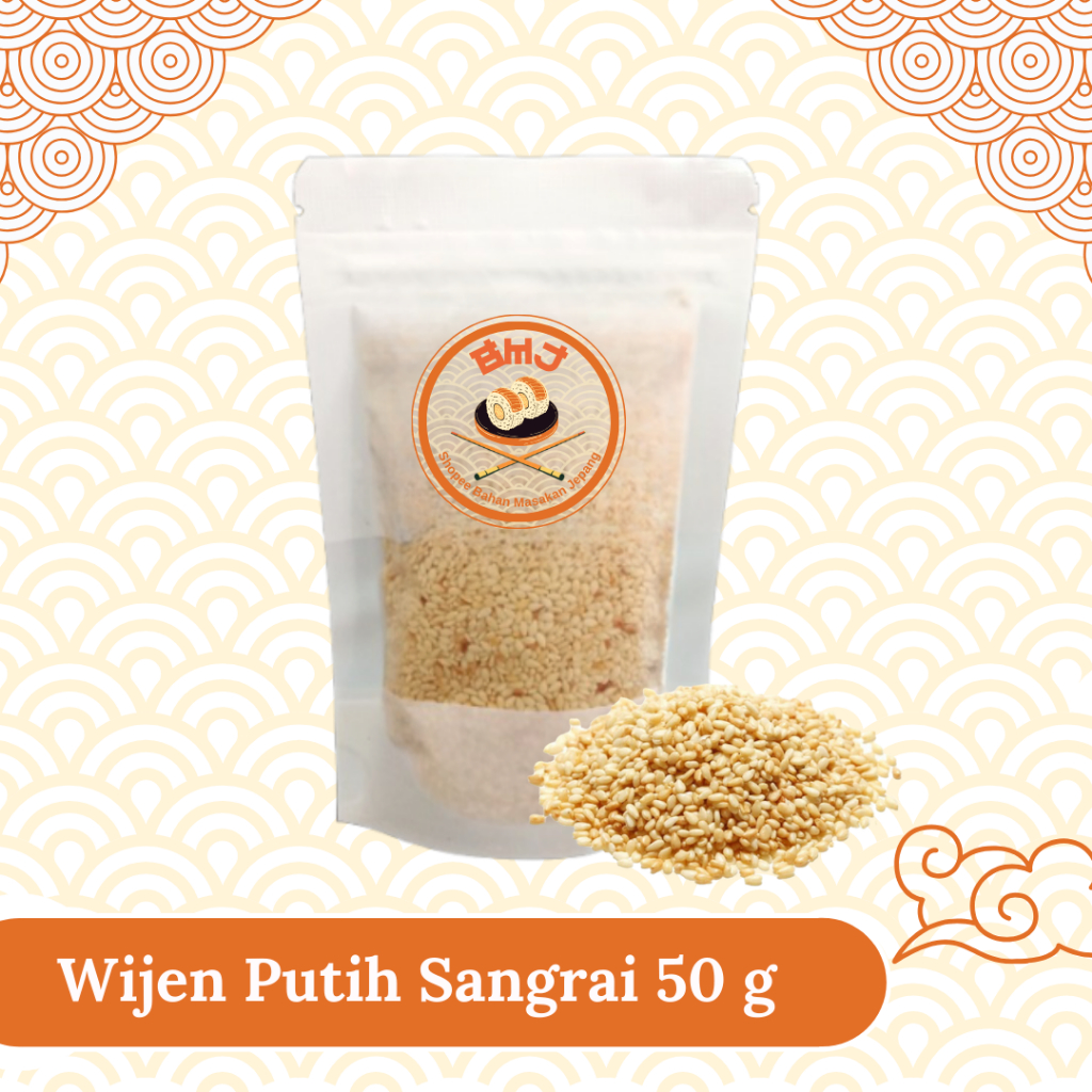 

Hiroking Biji Wijen Putih Sangrai 50gr | Roaster White Sesame