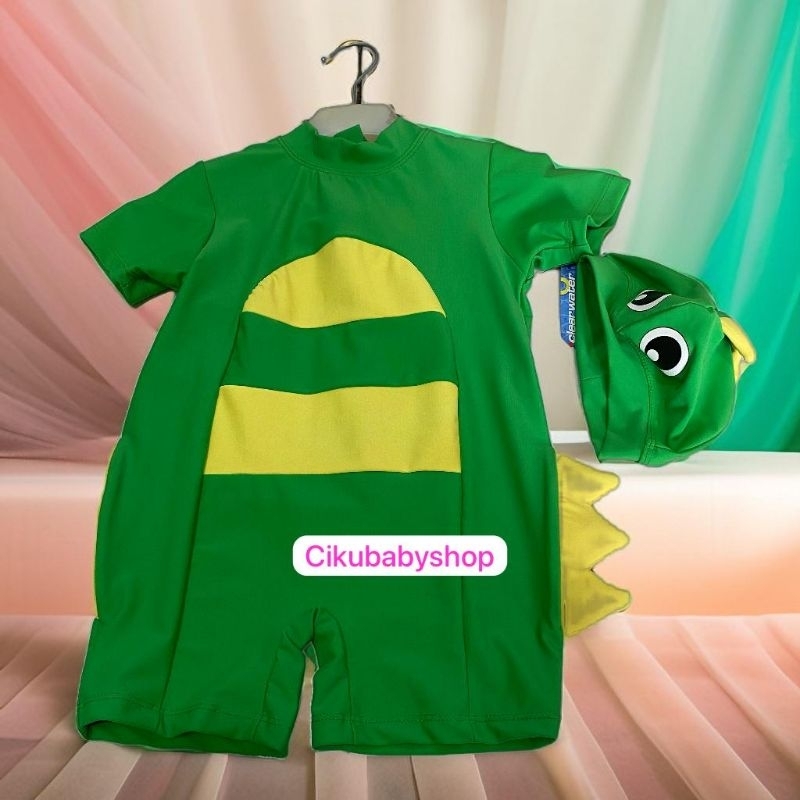 Clear Water - Baju Renang Anak Karakter Dinosaurus & Frog / Baju Renang Anak Lucu