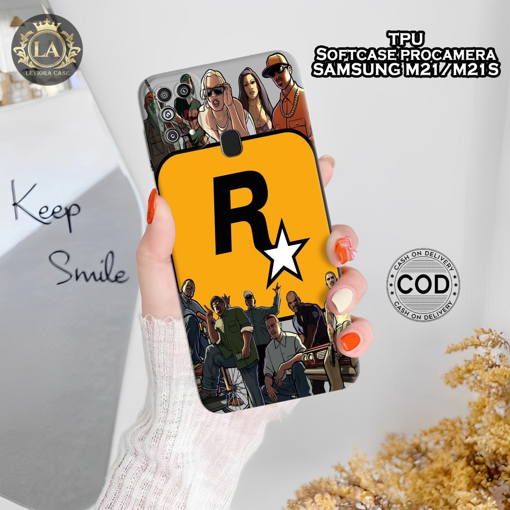 Case Samsung M21 / M21s Terbaru - Leviora Case - Fashion Case GTA - Softcase Samsung M21 / M21s - Ca
