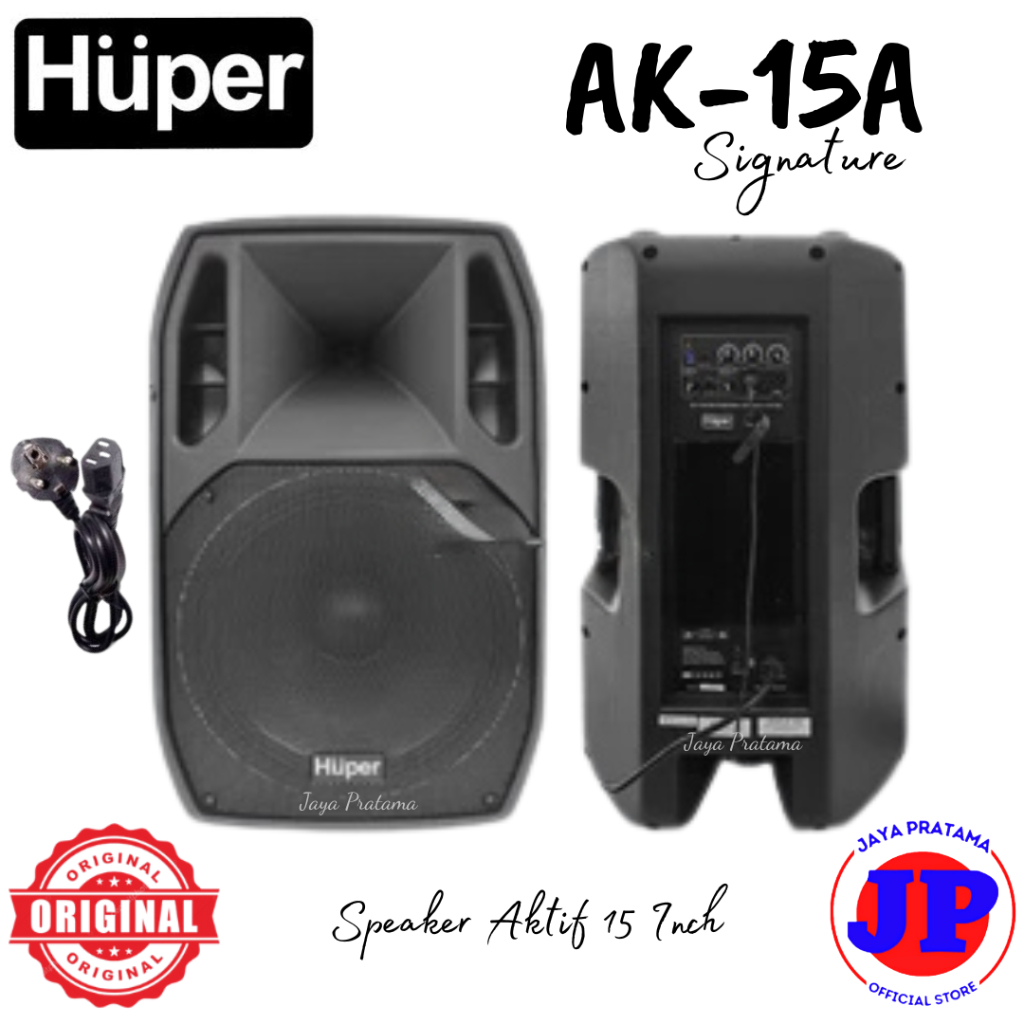 Huper AK15A Signature 15-Inch Speaker Aktif Huper AK-15A Signature