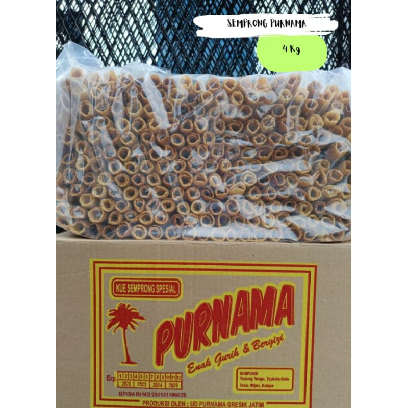 

Semprong Roll 1Kilogram & 4 Kilogram Semprong Gulung/ Kue Kapit/ Kue Semprong Free Bubble Wrap & Kardus SJ19806