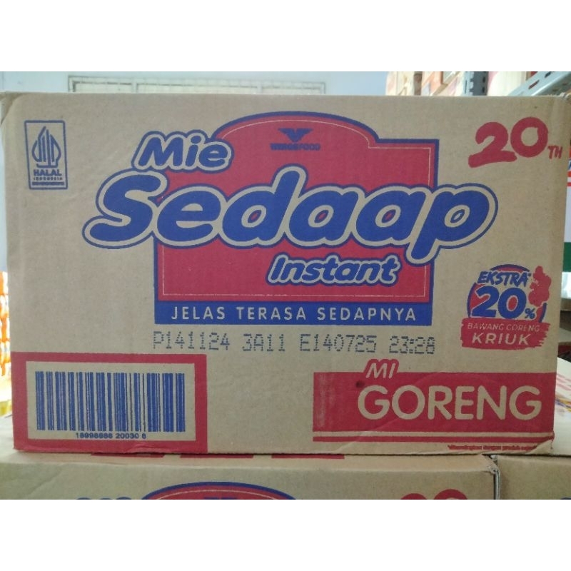 

Sedaap Mie instan Goreng 1 Dus 40 Pcs