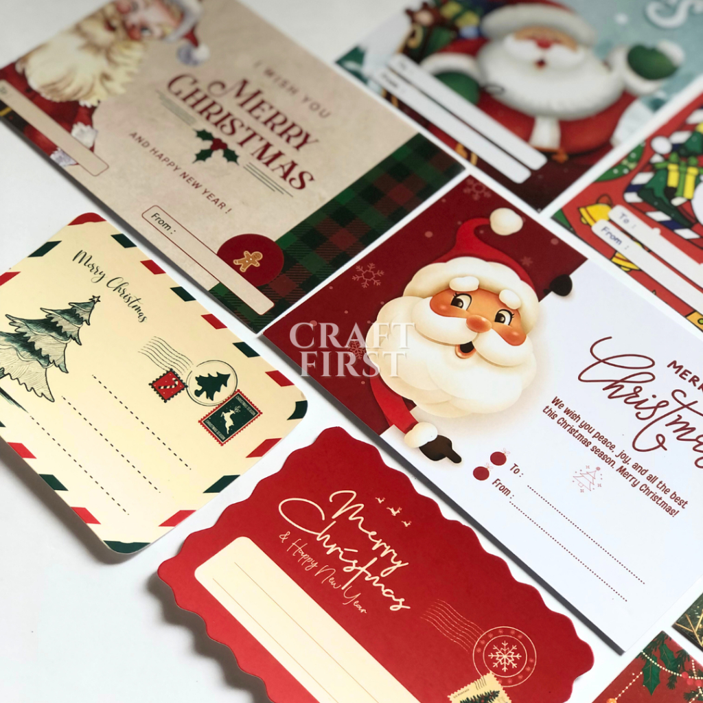 

Craft First - Kartu Ucapan Natal/Christmas | Kartu Ucapan Hampers