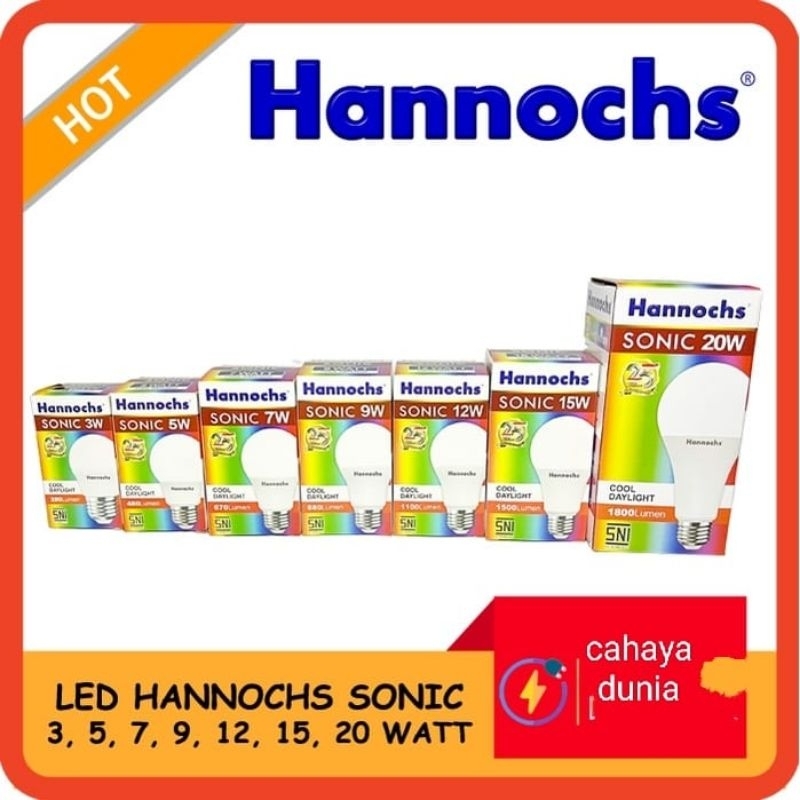 Hannochs LAMPU LED 3watt(putih)