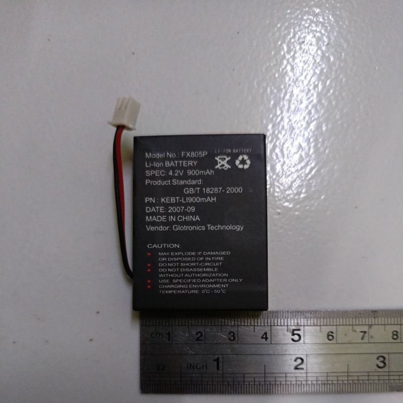 batre Li-ion 3.7v 900mah