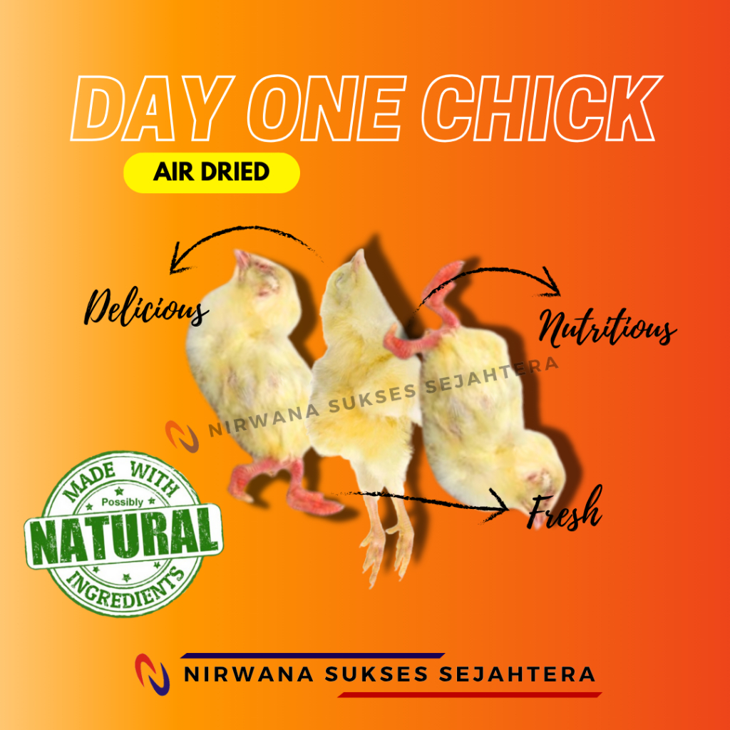 

TETASAN ANK AYAM KERING / HYDRATED, AIR DRIED DAY ONE CHICK. CHEWS, TREATS, DENTAL CARE, SNACK FROM 100% NATURAL INGRADIENT NO ADDITIVE FOR DOG