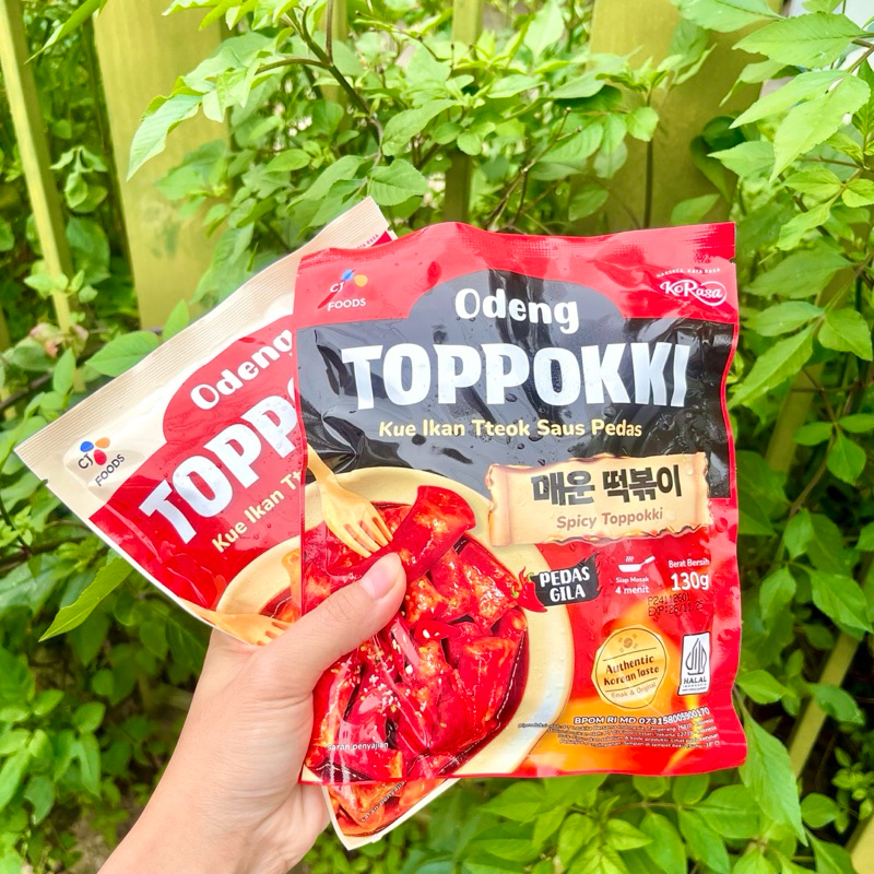 

Odeng Toppokki Halal CJ Korasa original dan pedas 130gr
