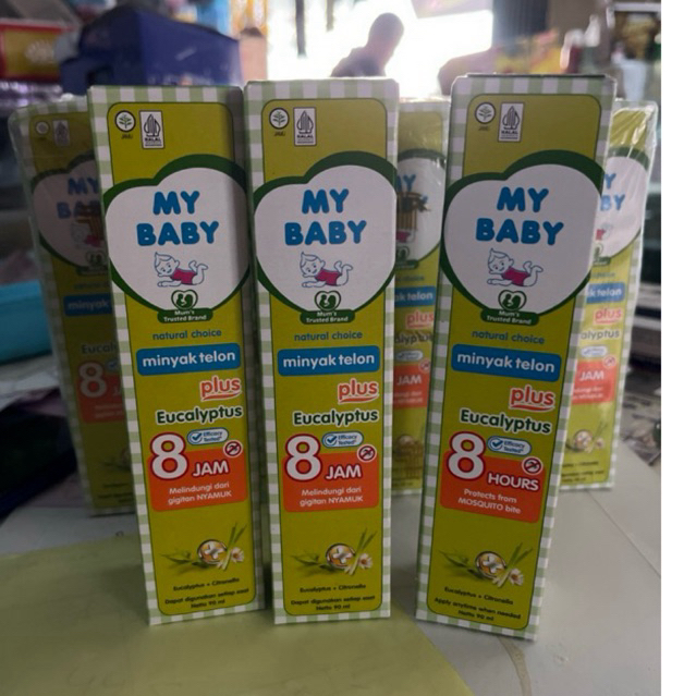 My Baby Minyak Telon Plus Eucalyptus 90ml - my baby minyak telon - Minyak Telon My Baby