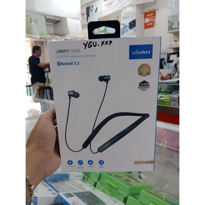 Bluetooth neckband earphone vivan N100