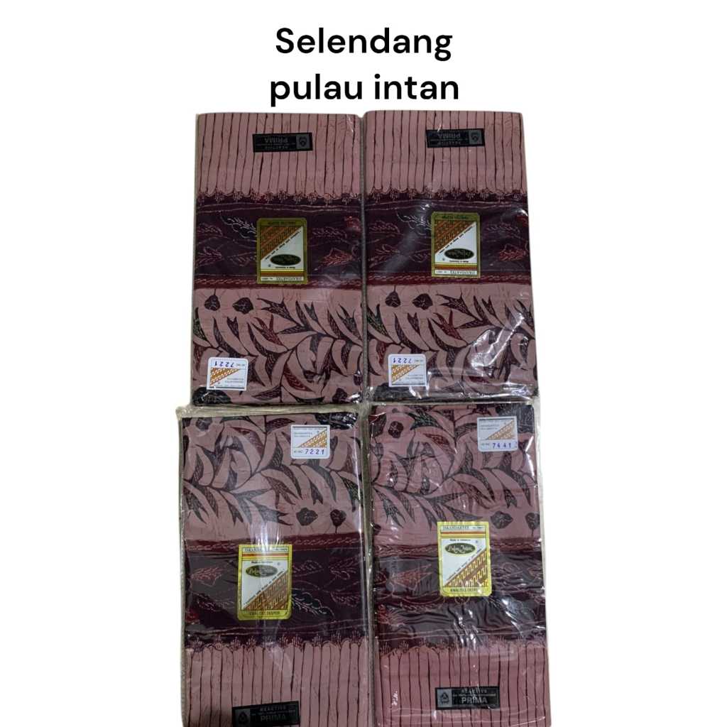 Selendang Pulau Intan Gendong Bayi Kain Batik Motif Bunga Cukin Jarik Tradisional Sewek Panjang New