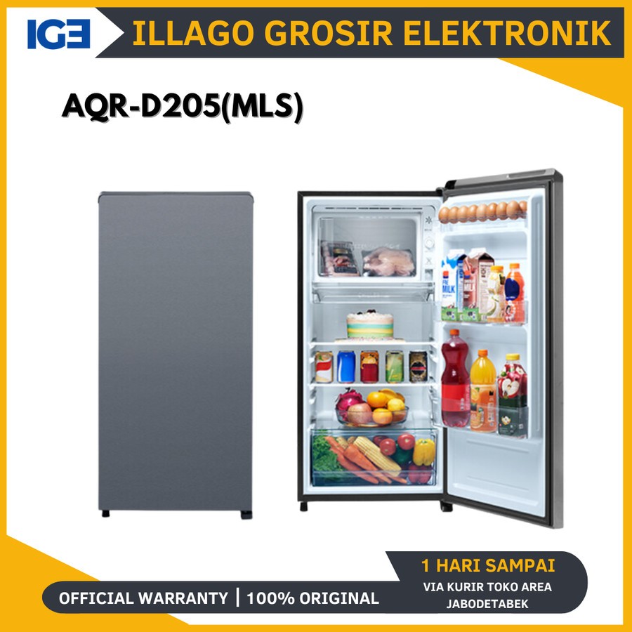 AQUA Elektronik AQR-D205 1Door 165 L - AQR-D205(MLS)