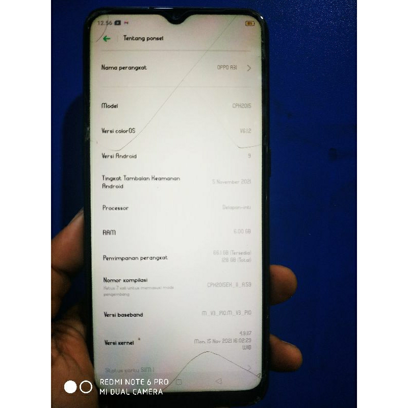 Oppo A31 6Gb/128Gb Bukan Refurbish