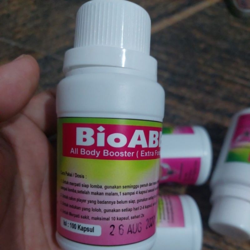 baron bio abb bioabb all body booster extra fooding merpatiisi 100 kapsulmembuat badan merpati cepat