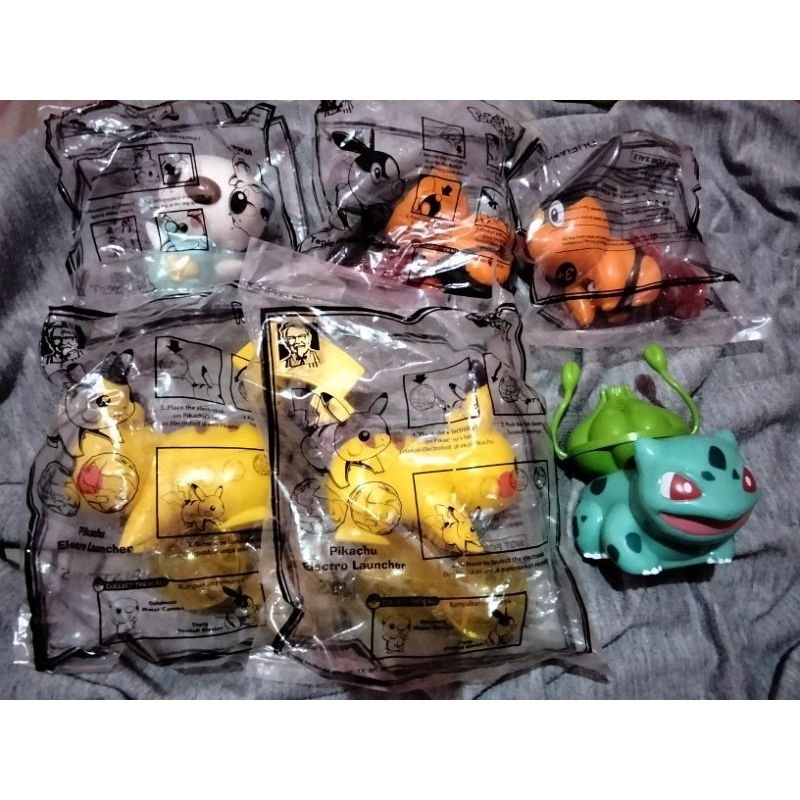 KFC Pokemon toys ( Oshawott, Teping, Bulbasaur, pikachu)