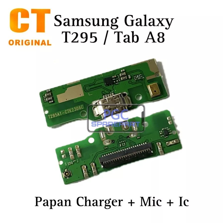 Papan PCB Konektor Charger & MIC Samsung Galaxy T295 / Tab A8 / SM-T295