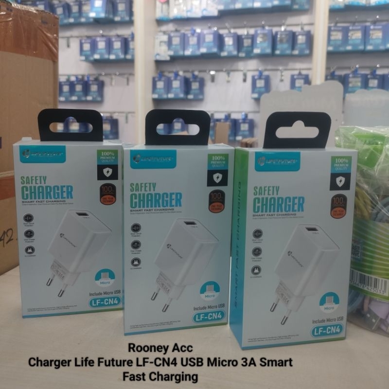 Ces hp micro android Charger Life Future LF-CN4 USB Micro 3A Smart Fast Charging