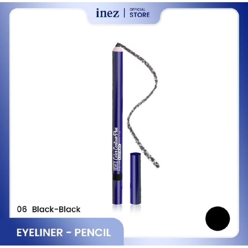Inez Eyeliner - Pencil Hitam-Bahwa