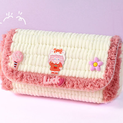 

Tempat Pensil Rajut Berpenampilan Baik, Tas Alat Tulis Kapasitas Besar