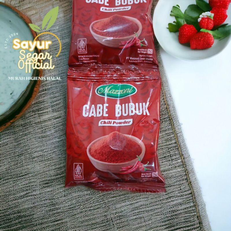 

Cabe Bubuk / Chili Powder kemasan 25gr