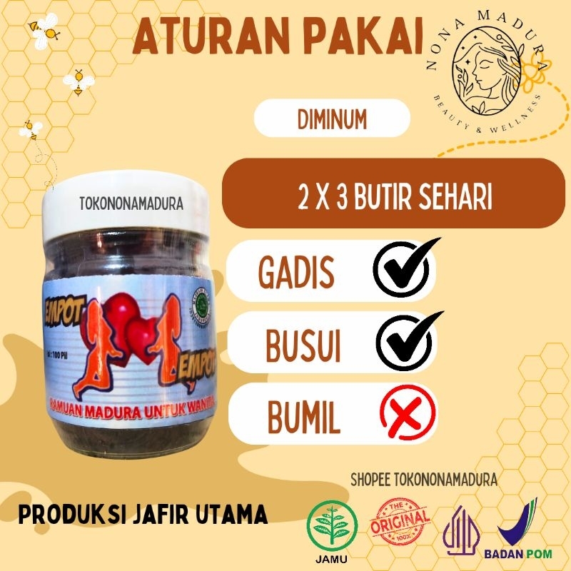 TOKO NONA MADURA JAMU EMPOT MADURA JAMU FIRDAUS  JAMU KEPUTIHAN BERLEBIH PEMBERSIH KEWANITAAN JAMU T