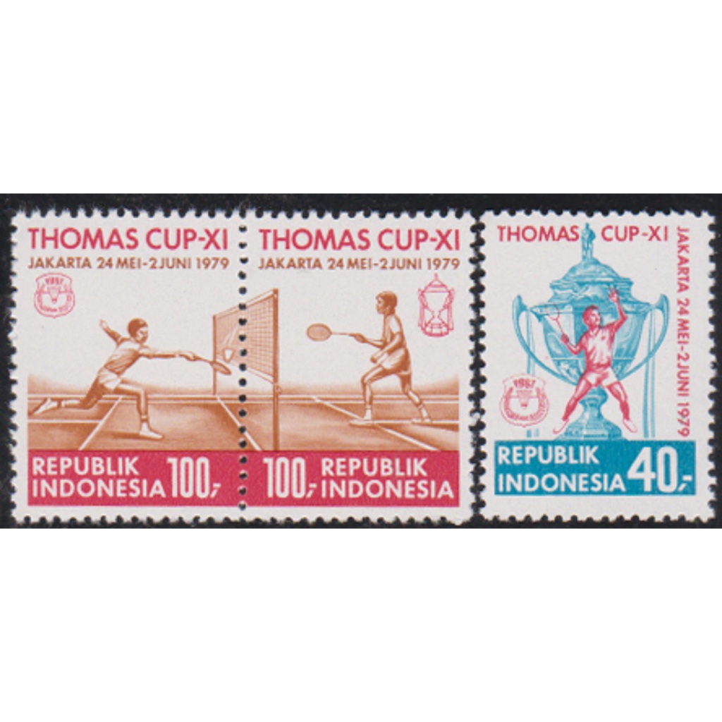 

A 11220 SET LENGKAP PRANGKO INDONESIA TEMA THOMAS CUP TAHUN 1979 DENGAN KONDISI MNH MINT NEVER HINGED