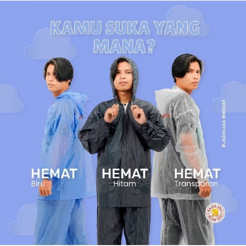 Jas hujan Jaket Celana Hemat elephant brand/jas hujan murah