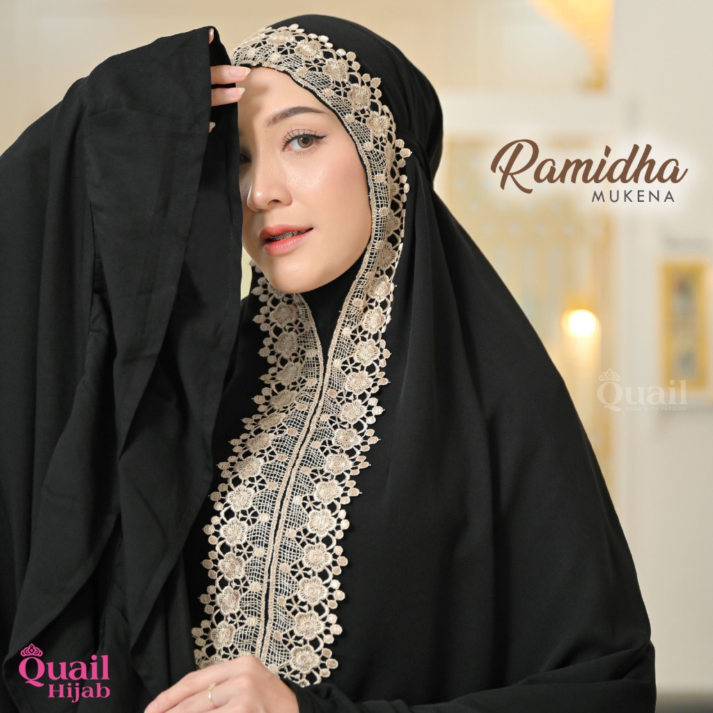 MUKENA RAMIDHA bahan Rayon Twill by Quail