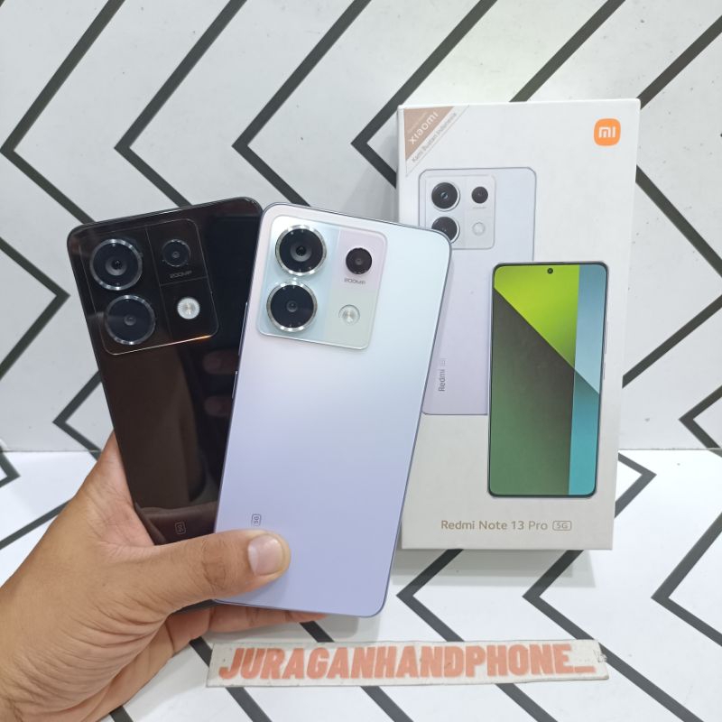 REDMI NOTE 13 PRO 5G 12/512GB 8/256GB HP BEKAS SECOND FULLSET