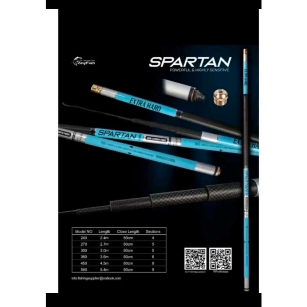 Tegek Anyfish Spartan 240/270/300/360 Action Hard