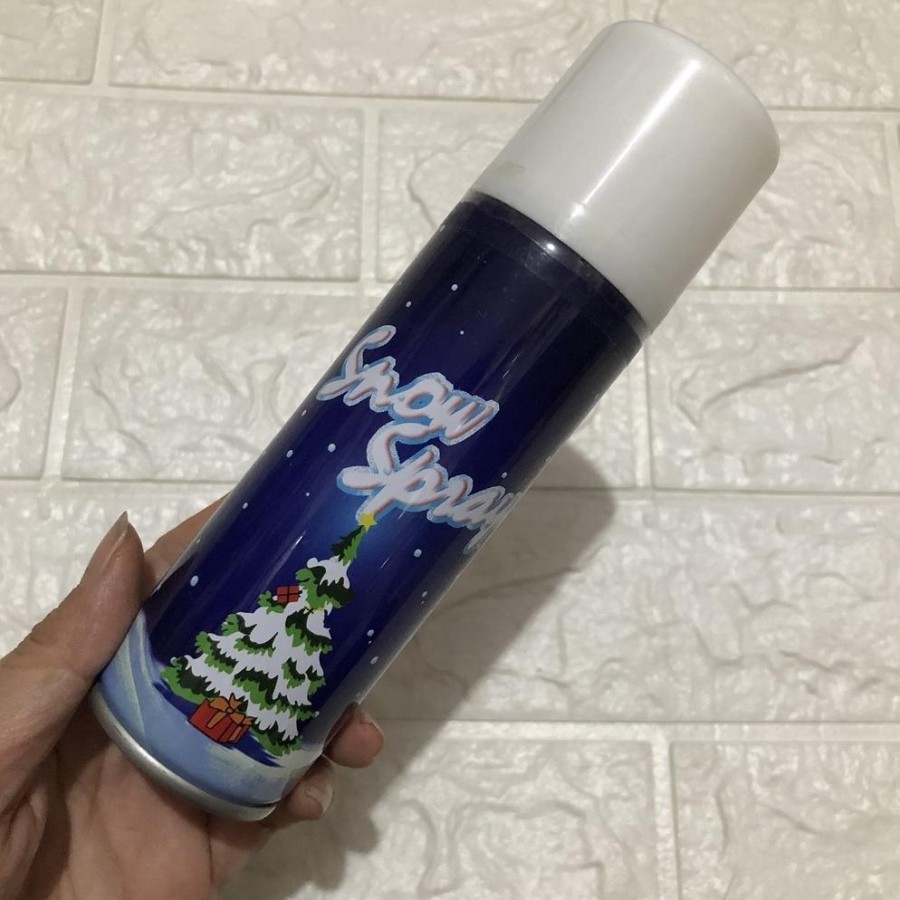 SNOW SPRAY / MAGIC SNOW / SEMPROTAN SALJU UNTUK POHON NATAL WARNA PUTIH
