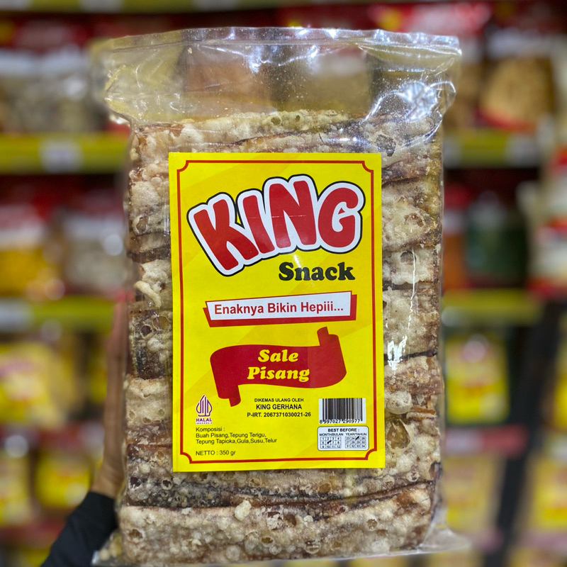 

King Snack Sale Pisang 350gr