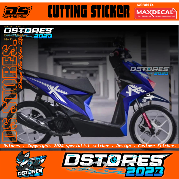 STICKER STRIPING VARIASI BEAT DELUXE STRIPING VARIASI BEAT NEW 2020-2023 STIKER BEAT DELUXE STRIPING